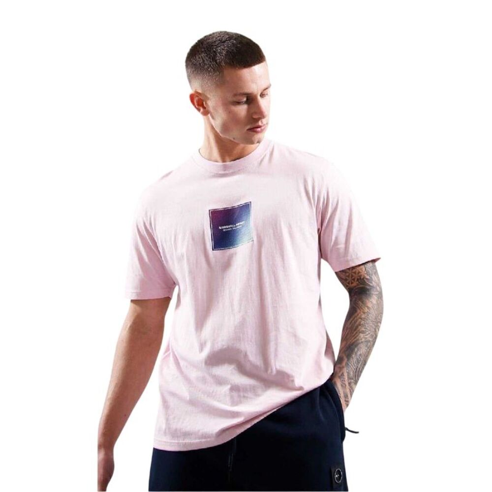Marshall Artist Mens Box Logo Crew Neck / Pink